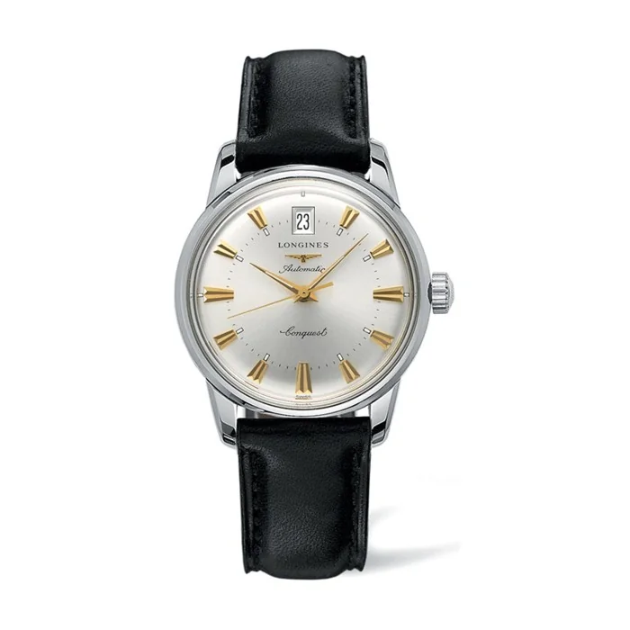 Longines Conquest Heritage Silver Dial Automatic Watch Front