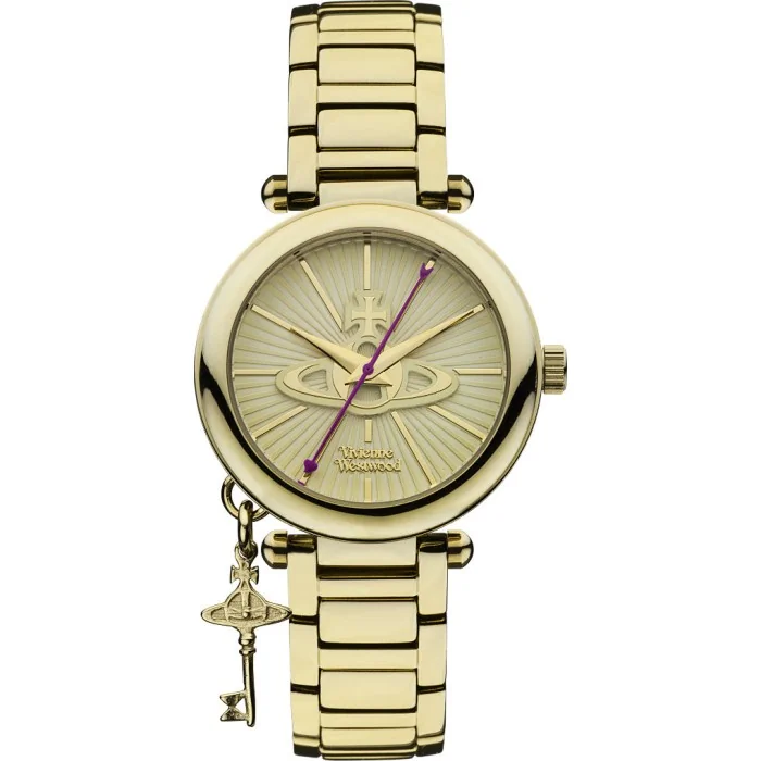 Vivienne Westwood Kensington II Gold Dial Ladies Watch VV006KGD