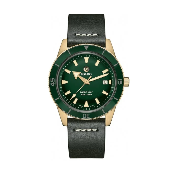 cookoo2 カーキ色 Rado Captain Cook 42mm Mens Watch R32504315