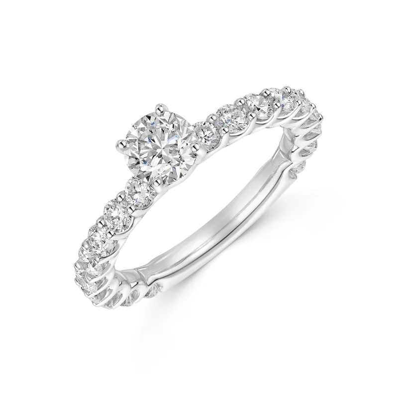 18ct White Gold Brilliant 1.90ct Diamond Solitaire Ring