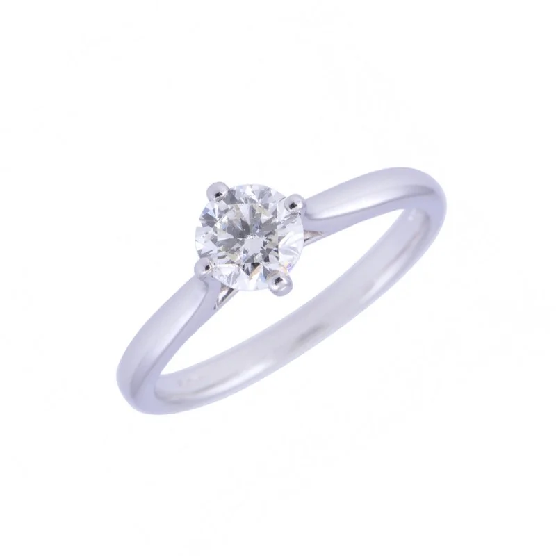 Platinum Brilliant Cut 0.50ct Diamond Solitaire Ring