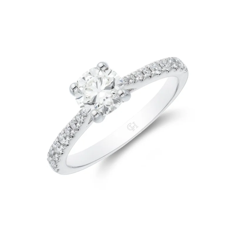 Platinum Brilliant Cut 0.75ct Diamond Solitaire Ring