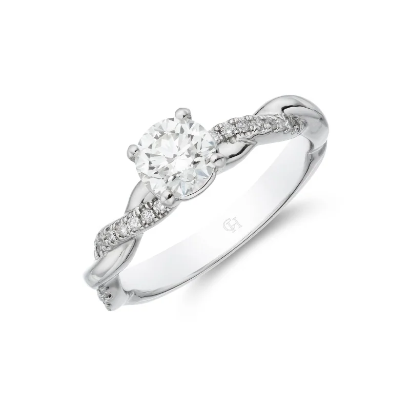Platinum Brilliant Cut 0.75ct Diamond Solitaire Ring
