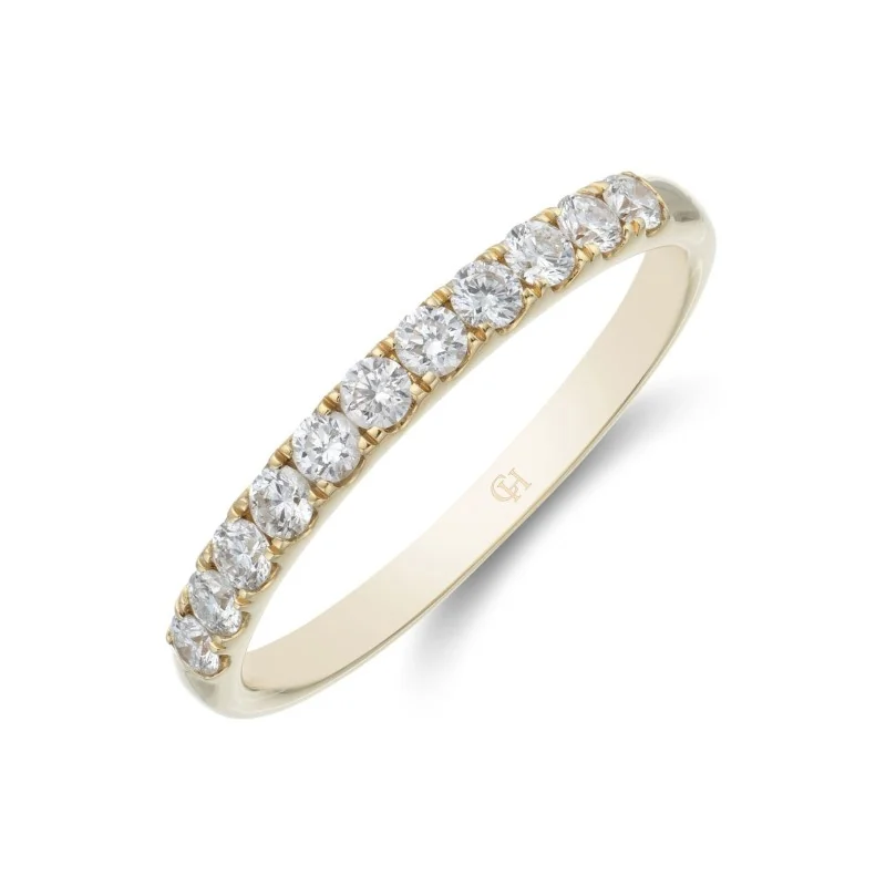 18ct Yellow Gold Brilliant Cut 0.40ct Diamond Eternity Ring