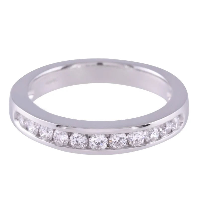 18ct White Gold Approx 0.33ct Round Brilliant Diamond Eternity Ring
