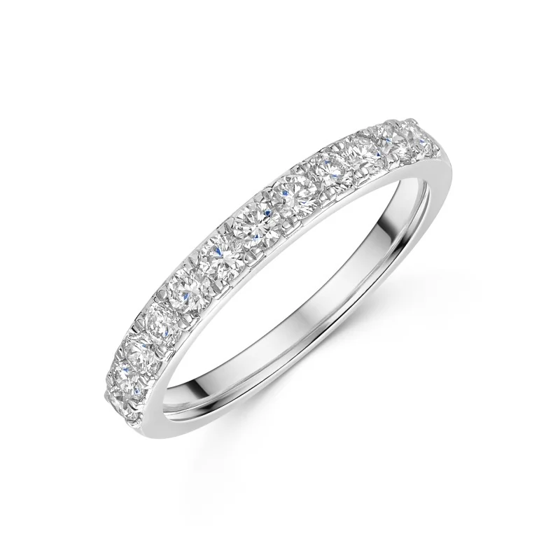 18ct White Gold Brilliant Cut 0.55ct Diamond Eternity Ring