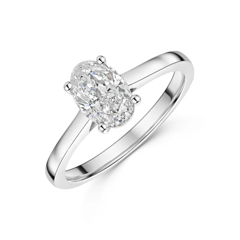 Platinum 1.00ct Diamond Solitaire Ring