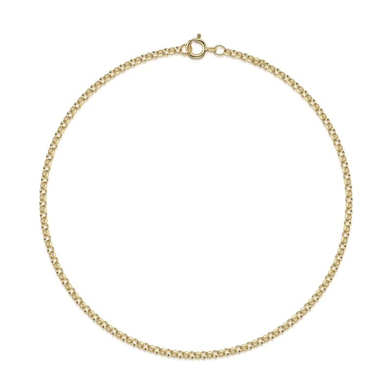 9ct Yellow Gold Belcher Gents Bracelet