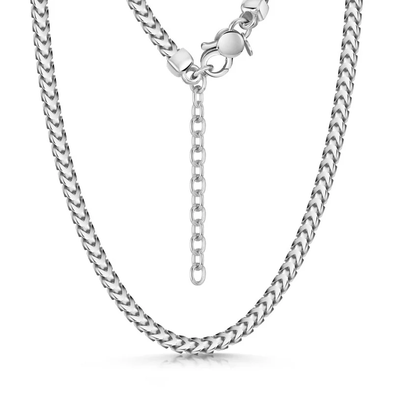 Silver 50cm Curb Chain Necklet