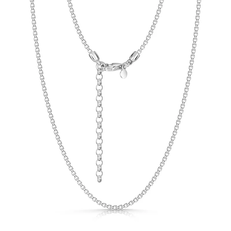 Silver 50cm Gents Chain Necklet