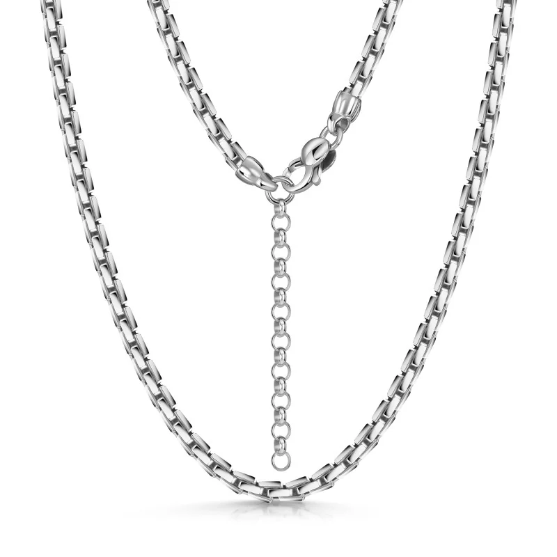 Silver 50cm Box Chain Necklet