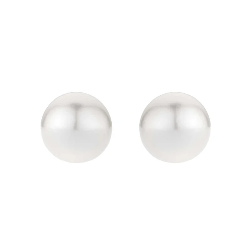 9ct Yellow Gold Pearl 9-9.5mm Stud Earrings