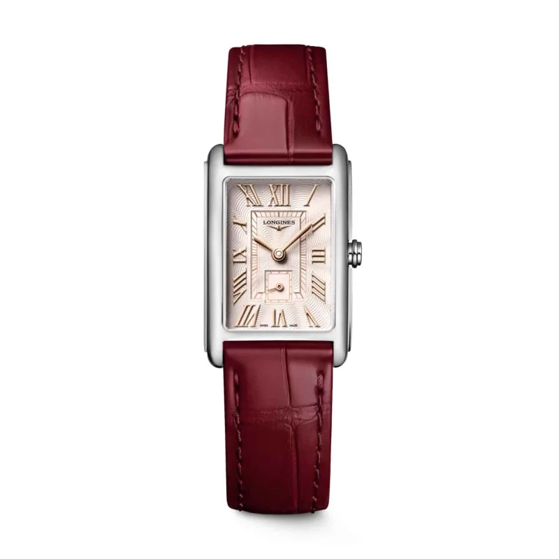 Longines DolceVita Ivory Rose 20.8mm x 32mm Quartz Ladies Watch L5.255.4.28.2