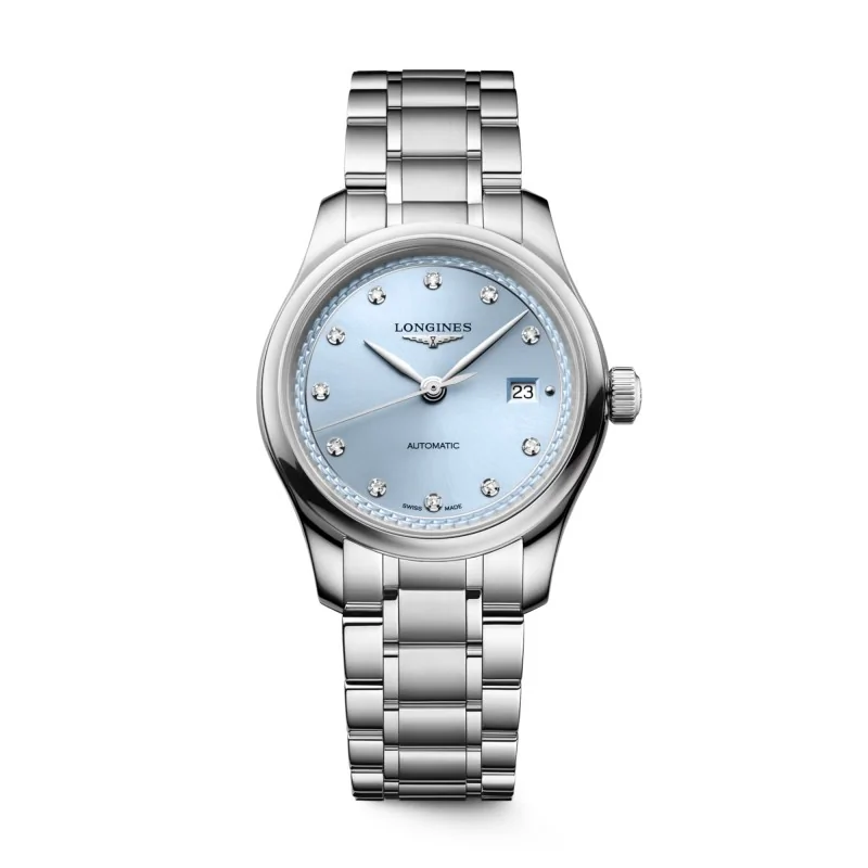 Longines Master Collection 30mm Ice Blue Watch L2.449.4.97.6