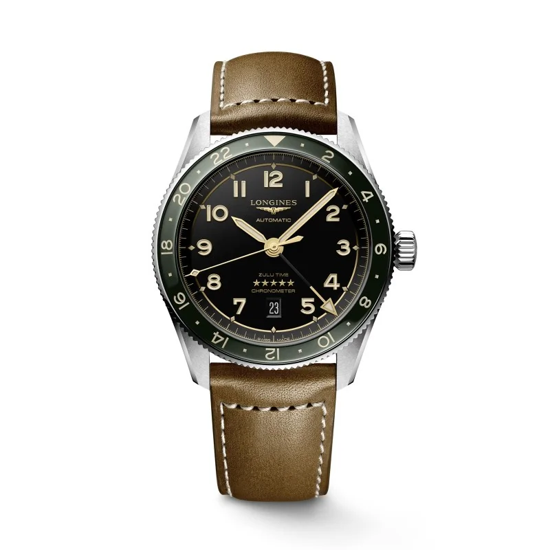 Longines Spirit Zulu Time 42mm Mens Watch L3.812.4.63.2