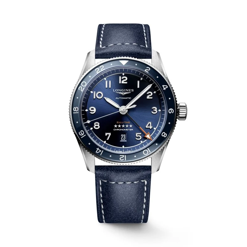 Longines Spirit Zulu Time 42mm Mens Watch L3.812.4.93.2