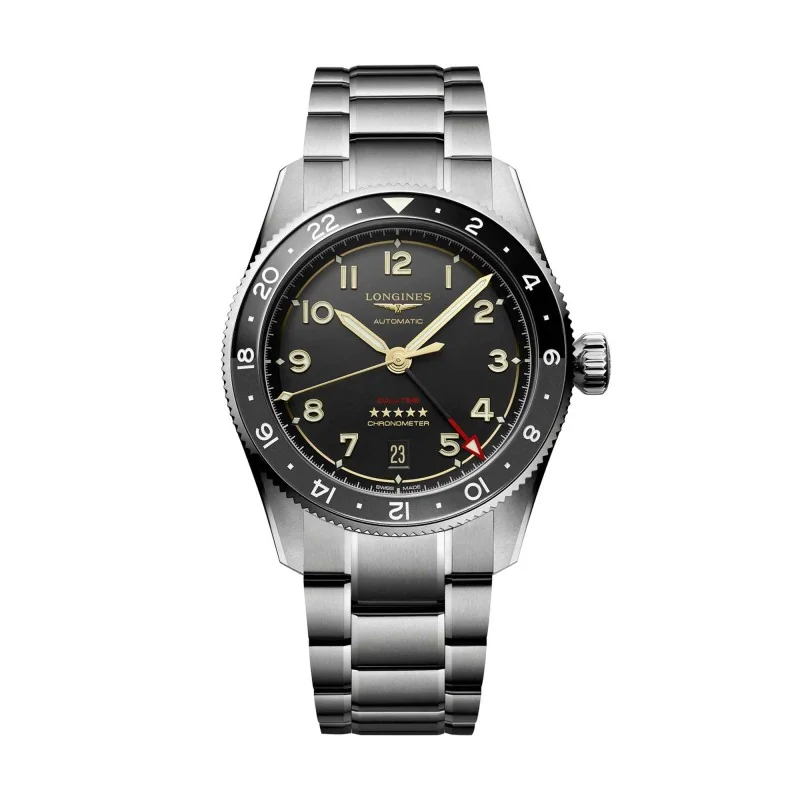 Longines Spirit Zulu Time 39mm Automatic Men's Watch L3.802.1.53.6