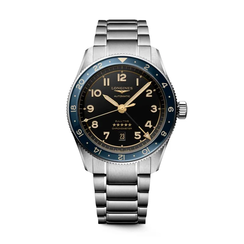 Longines Spirit Zulu Time Automatic 42mm Mens Watch L3.812.4.60.6
