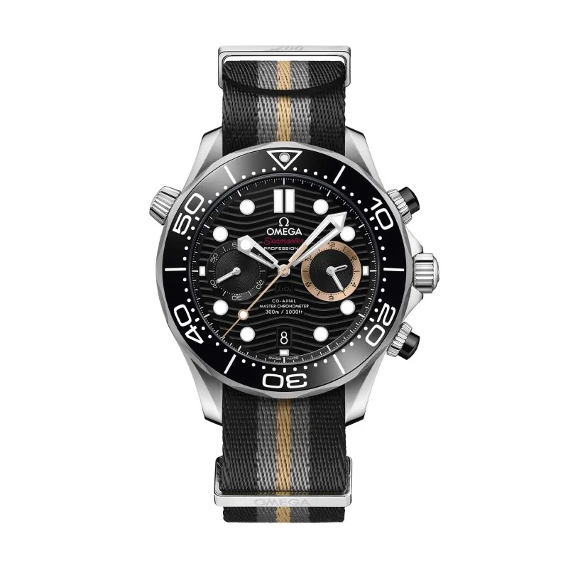 OMEGA 007 First Light Seamaster Diver 300M 44mm Chronograph Watch 210.32.44.51.01.002