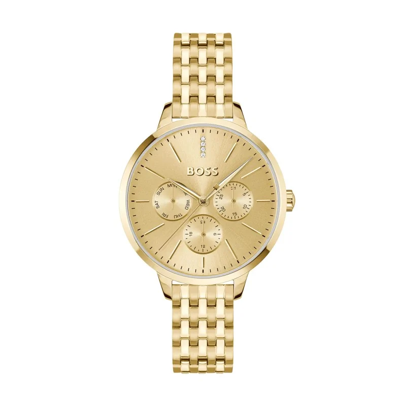 BOSS Symphony Quartz 38mm Stainless Steel and PVD Yellow Gold Ladies Watch 1502782