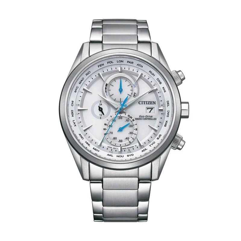 Citizen World Chronograph A.T Atomic Timekeeping 43mm Watch AT8260-85A