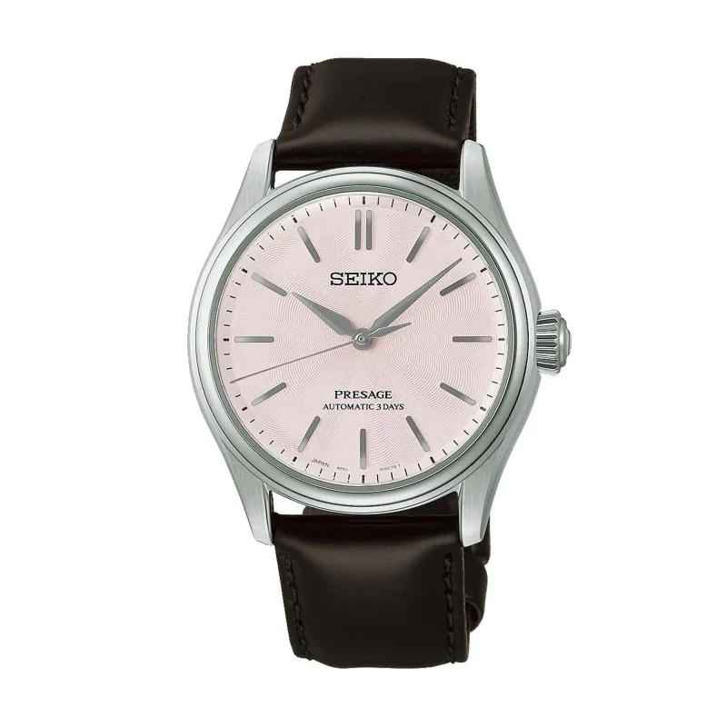 Seiko Presage Classic Series in Sakura Iro Cherry Blossom Pink Mens Watch HCC003J1