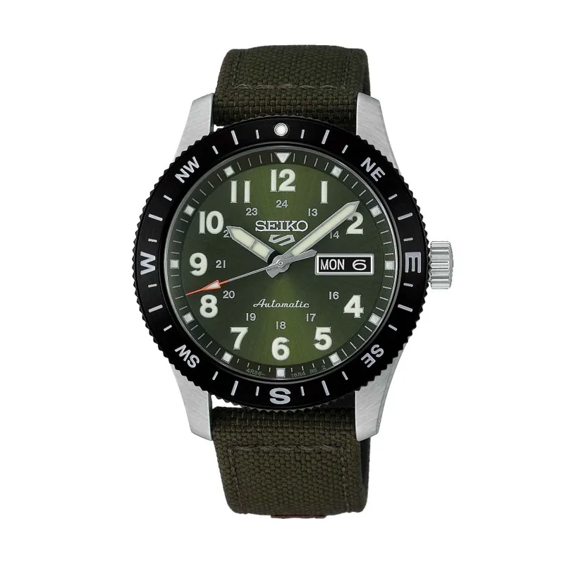 Seiko 5 Sports Field in Fatigue Green 41mm Watch HDB008K1