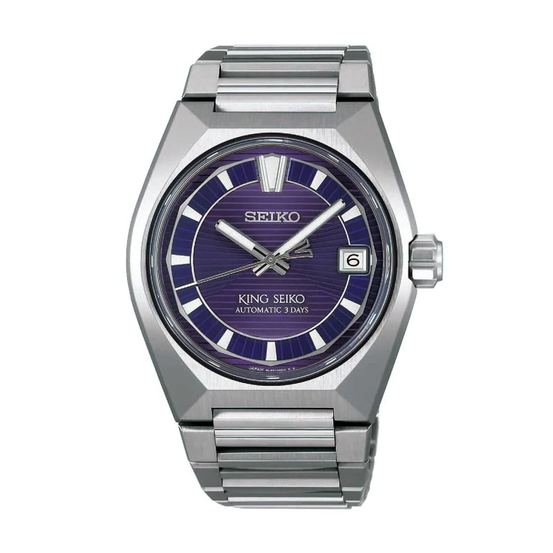 Seiko King VANAC Tokyo Highway 41mm in Titanium Twilight Violet Watch HKF001J1