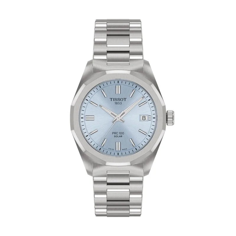 Tissot PRC 100 Solar Quartz 34mm Watch T151.822.11.351.00