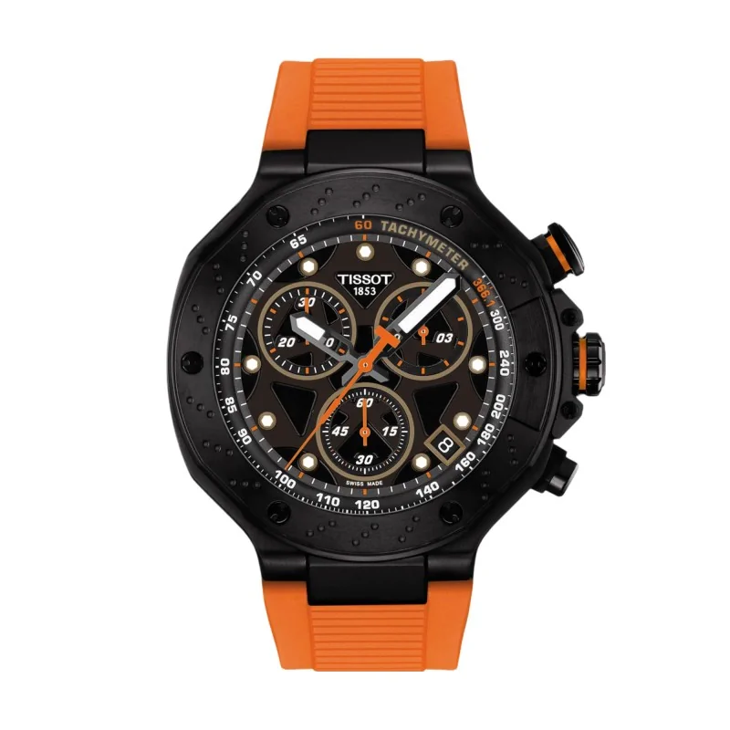 Tissot T-Race Quartz 45mm Chronograph Watch T141.417.37.051.02