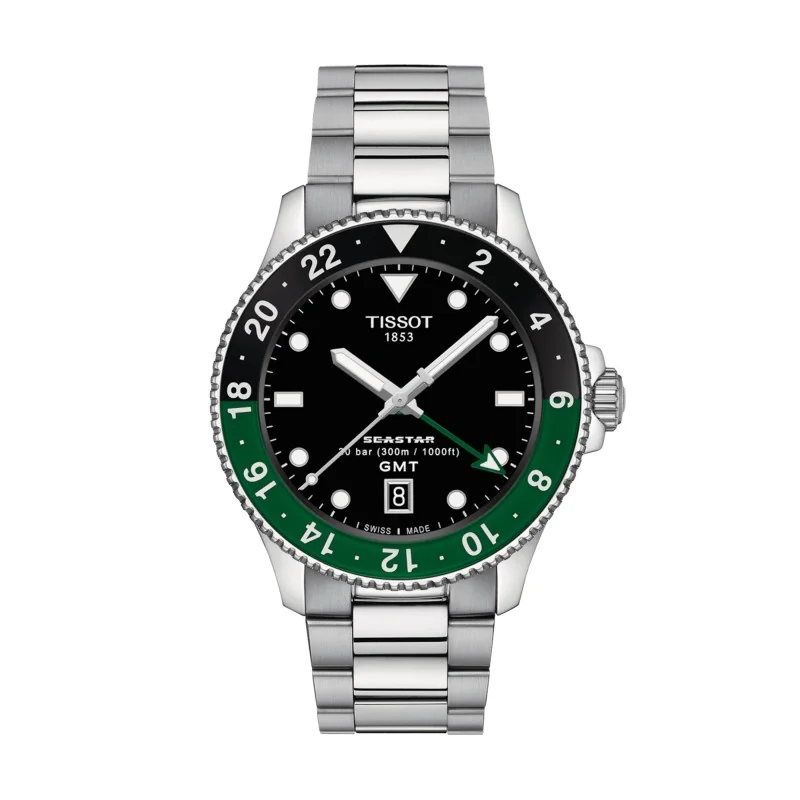 Tissot Seastar 1000 Quartz GMT 40mm Mens Watch T120.852.11.051.00