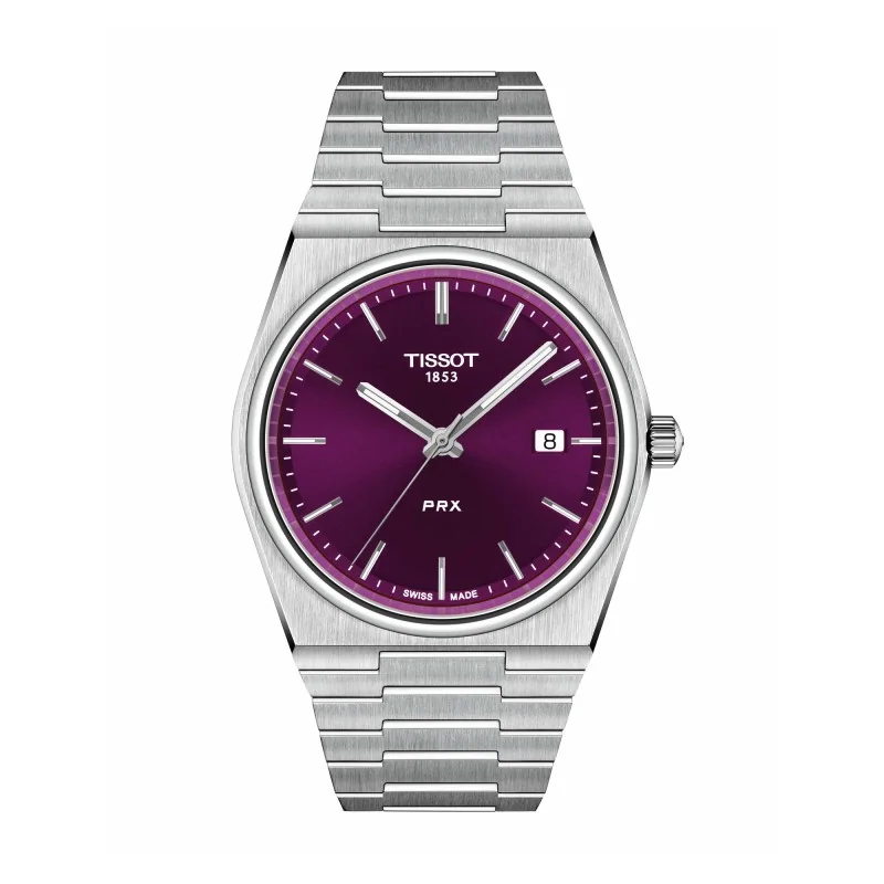 EXCLUSIVE Tissot PRX "Grape" 40mm Unisex Watch T137.410.11.401.00