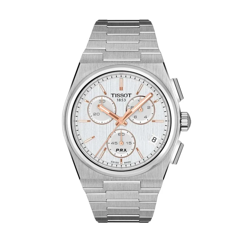 Tissot PRX 41mm Quartz Chronograph PowerDrive Mens Watch T137.417.11.031.00