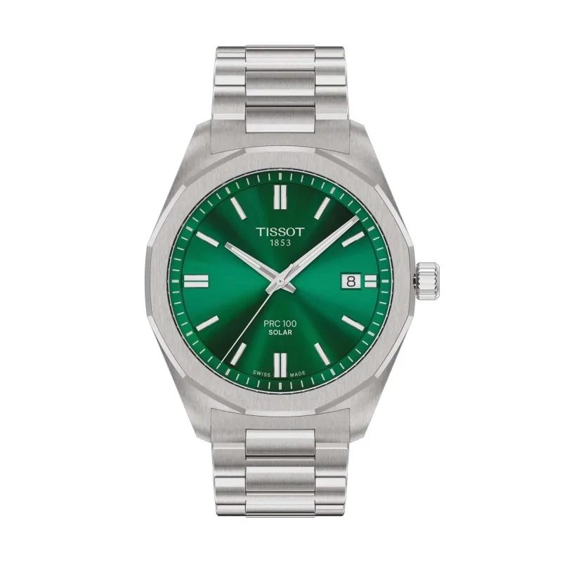Tissot PRC 100 Solar Quartz 39mm Mens Watch T151.422.11.091.00