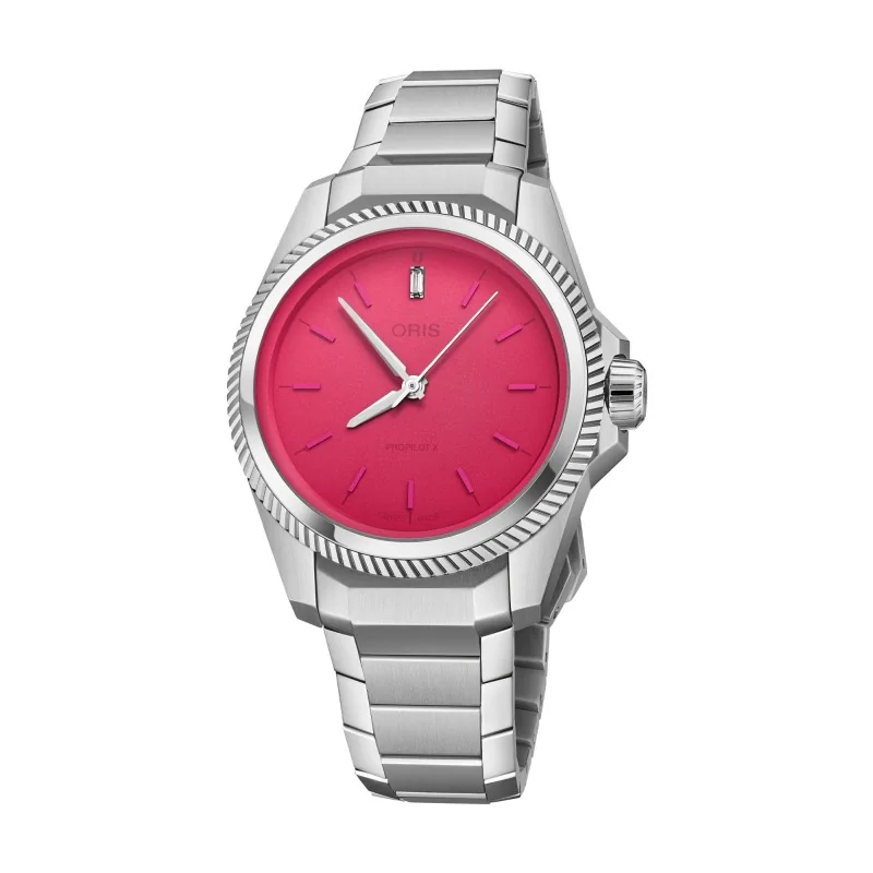 Oris ProPilot X Miss Piggy Edition 34mm Automatic Watch 01 531 7796 4158-07 8 17 05LC