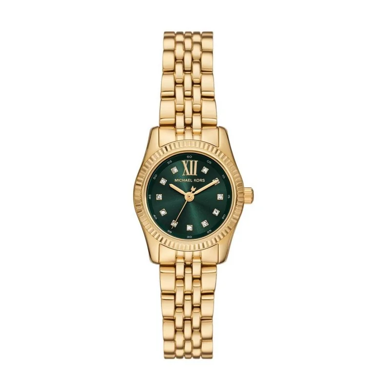Michael Kors Petite Lexington Pave Quartz 26mm Gold-Tone Ladies Watch MK4842