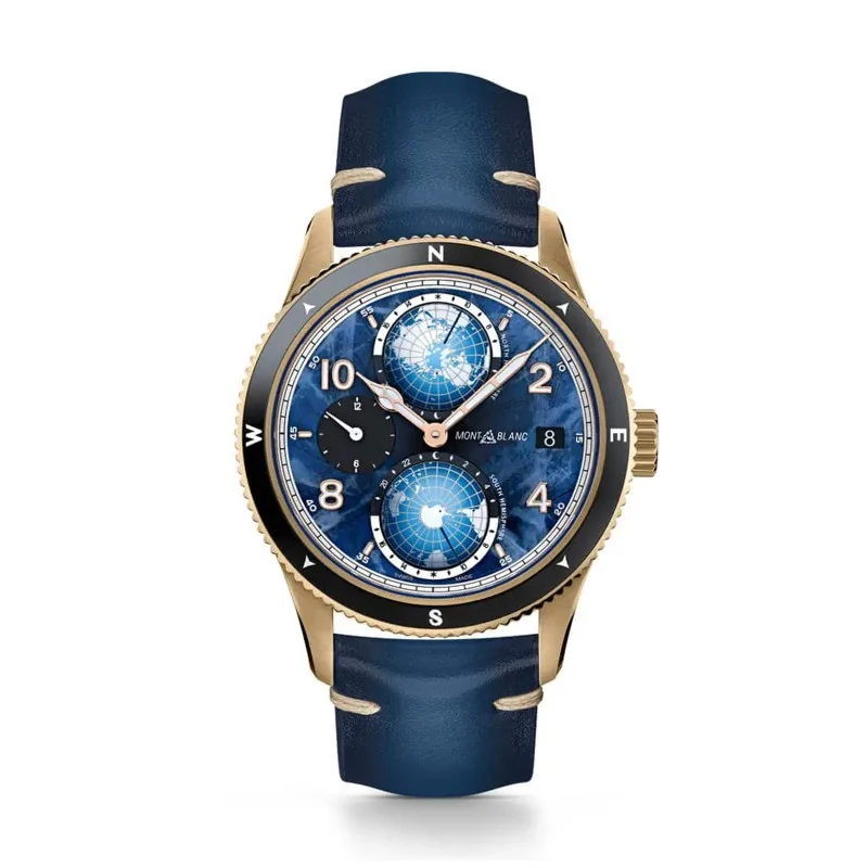 Montblanc 1858 Geosphere 0 Oxygen Mens Watch 129415