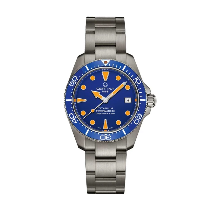 Certina DS Action Diver 38mm Titanium Watch C048.807.44.041.00