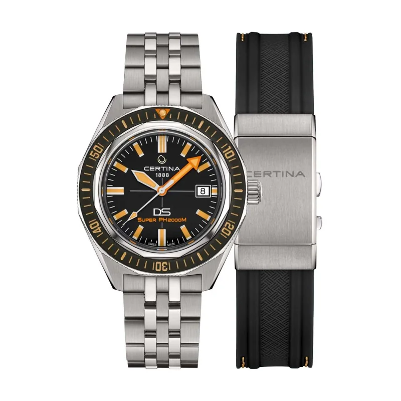 Certina DS SUPER PH2000M 43mm Mens Watch C050.607.44.051.02