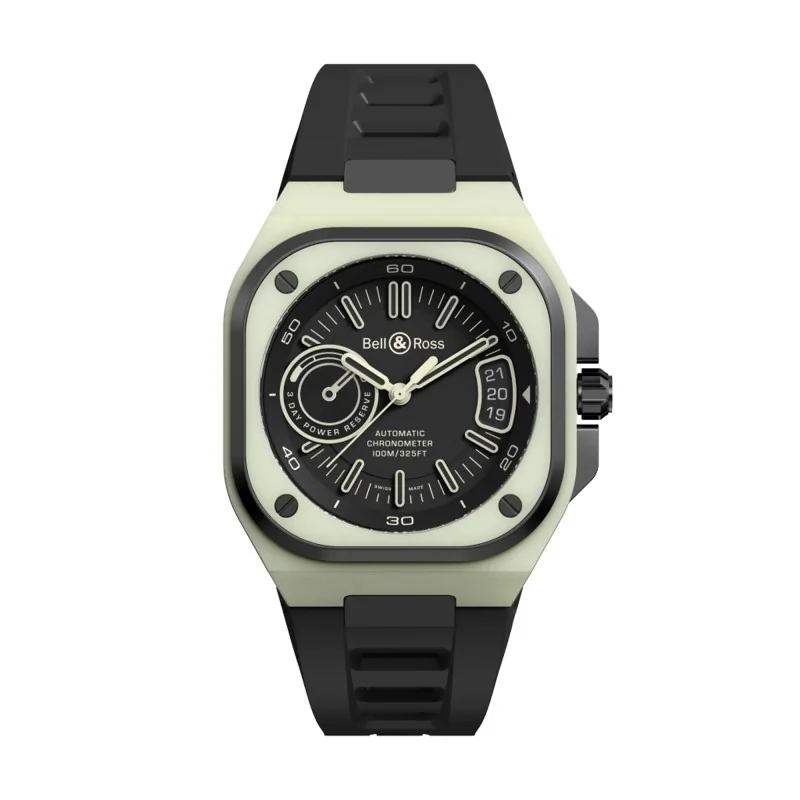 Bell & Ross BR-X5 Green Lum Limited Edition Watch BRX5R-LUM-TC/SRB