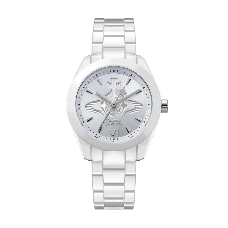 Vivienne Westwood Fenchurch Ceramica 29mm Watch VV358LBLWH
