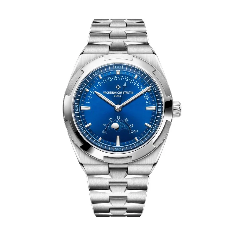 Vacheron Constantin Overseas Moon Phase Retrograde Date 41mm Mens Watch 4000V/210A-B911
