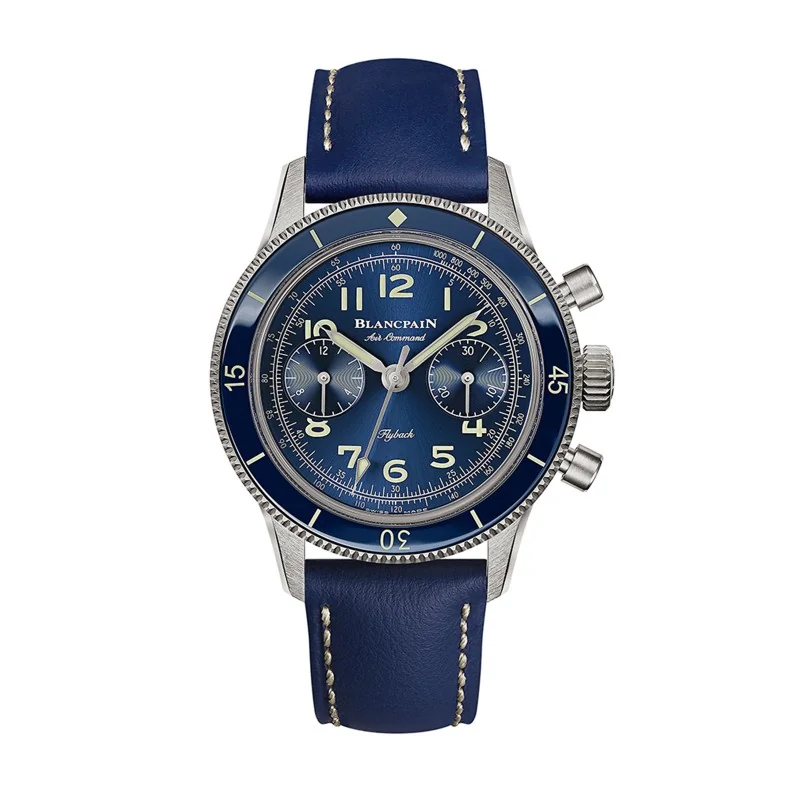 Blancpain Air Command Flyback Chronograph Automatic 36mm Men's Watch AC03 12B40 63B 