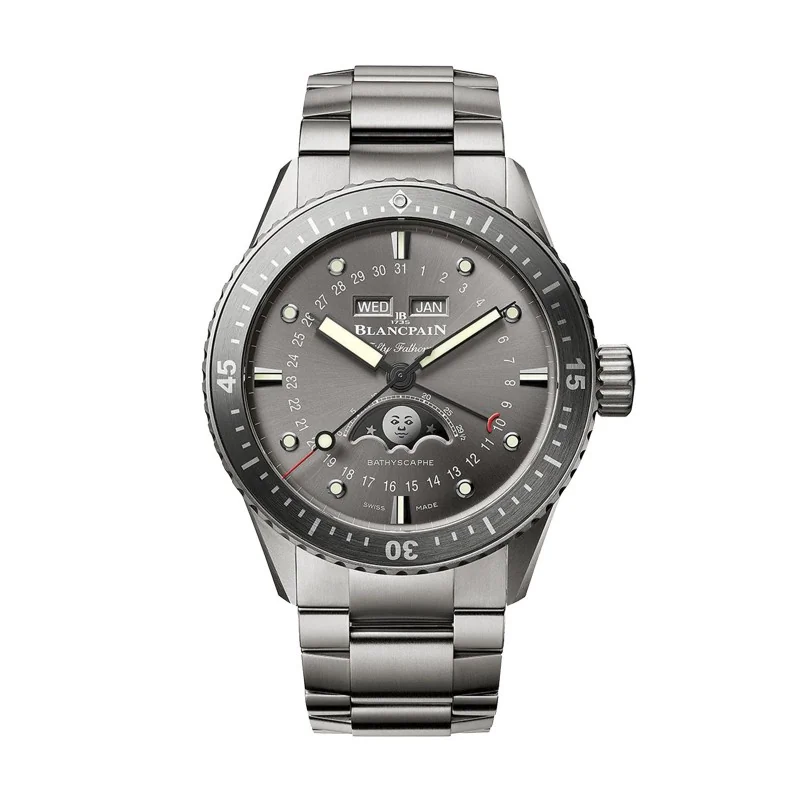 Blancpain Fifty Fathoms Bathyscaphe 43mm Men's Watch 5054 1210 98S