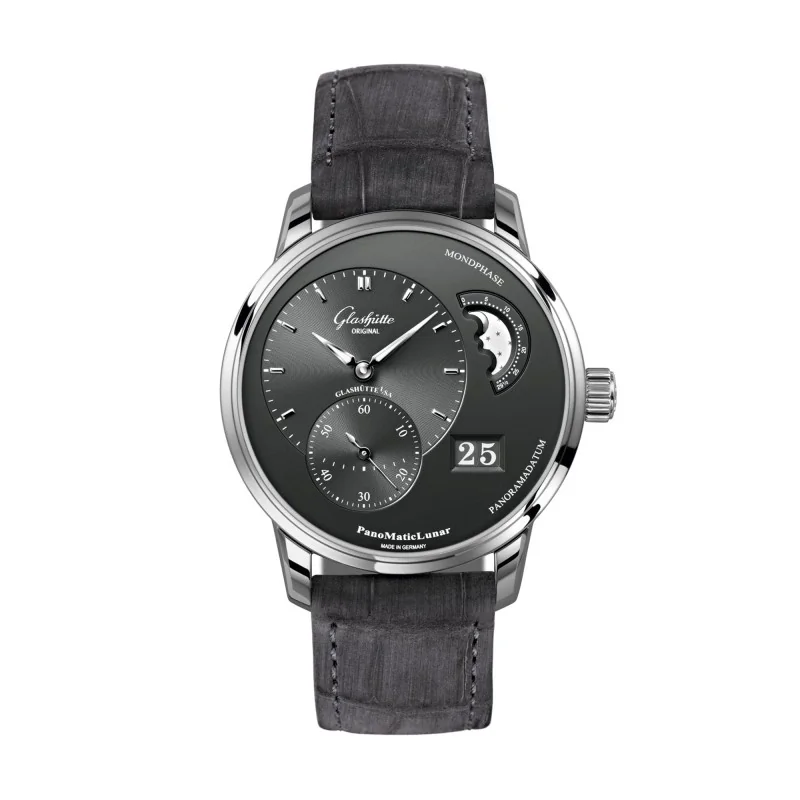 Glashütte Original PanoMatic Lunar 40mm Mens Watch 1-90-02-43-32-05