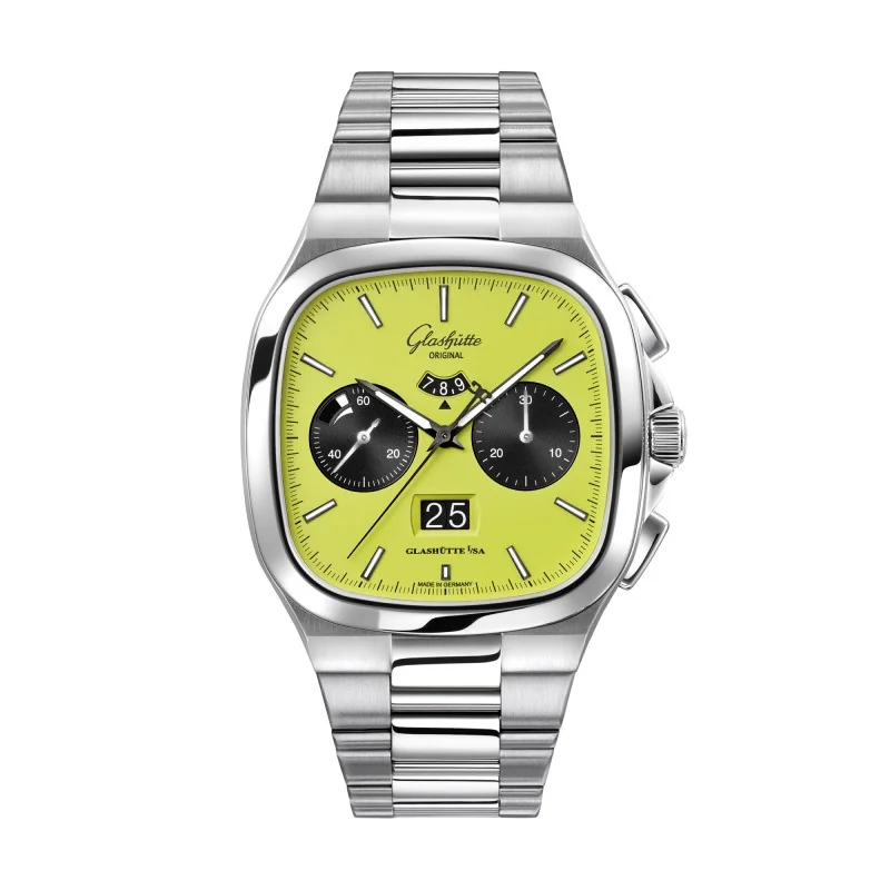 Glashütte Original Seventies Fusion Chronograph Panorama Date Watch 1-37-02-19-02-70