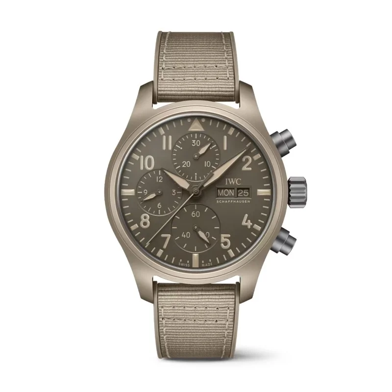 IWC Schaffhausen Pilot's Chronograph 41 Top Gun Mojave Desert Mens Watch IW389402