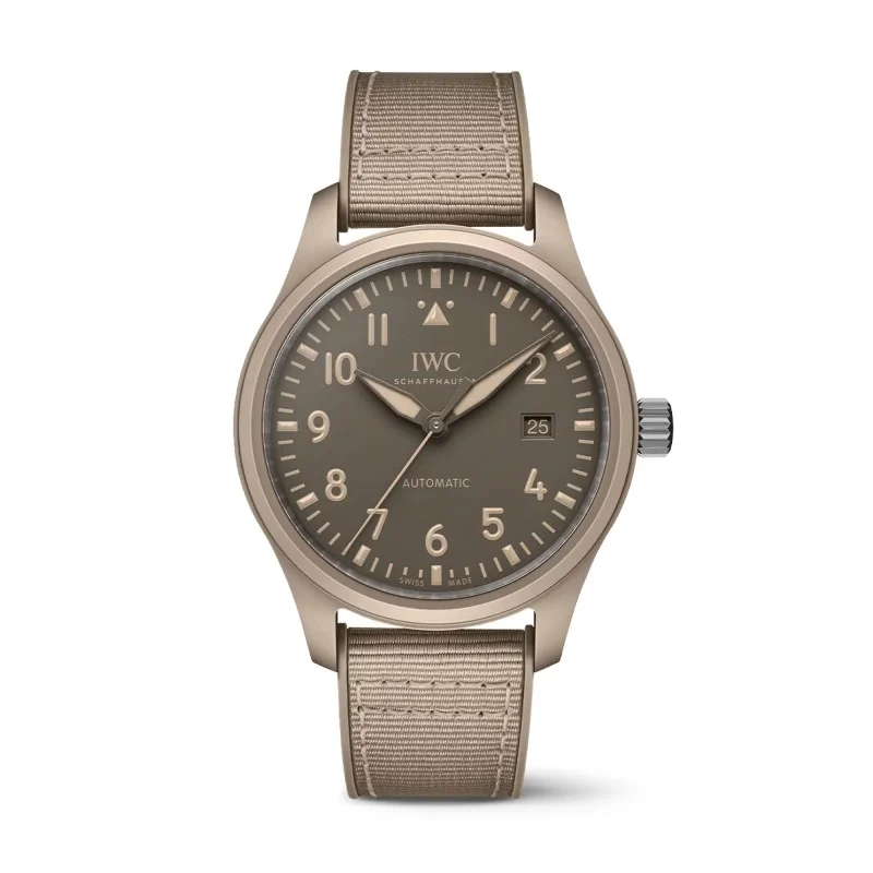 IWC Schaffhausen Pilots Automatic 41mm TOP GUN Mojave Desert Watch IW328106