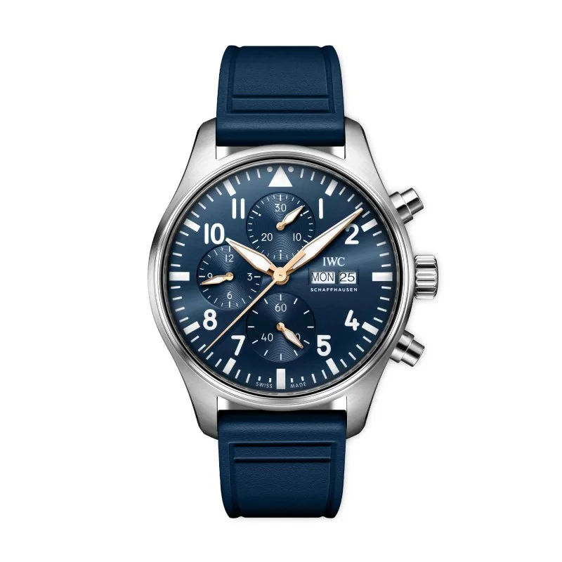 IWC Schaffhausen Pilots Chronograph Le Petit Prince 43mm Watch IW378011