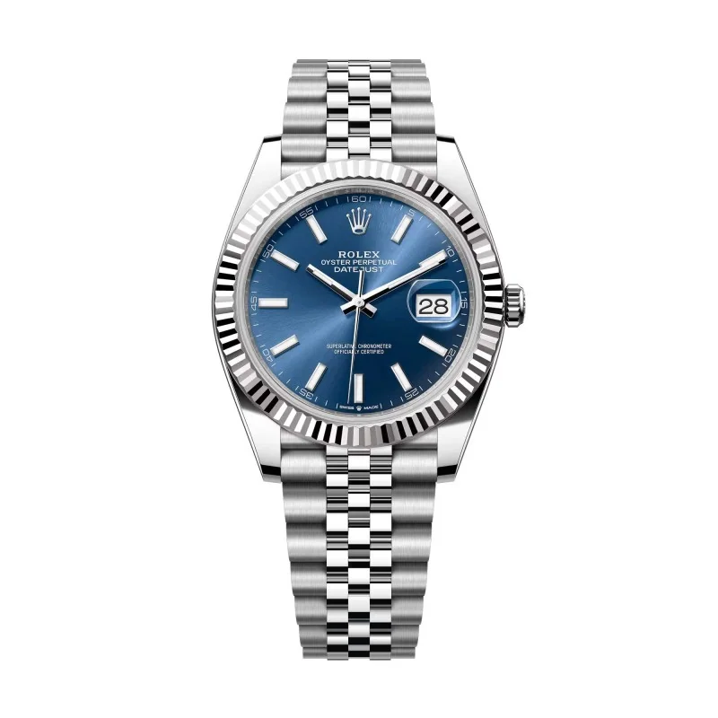 Rolex Pre-Owned Datejust 41mm Watch 126334 Steel Blue
